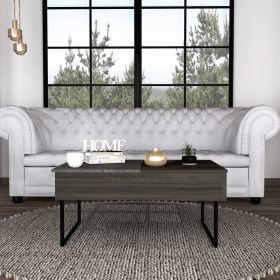 Westover Rectangle Lift Top Coffee Table Carbon Espresso and Onyx