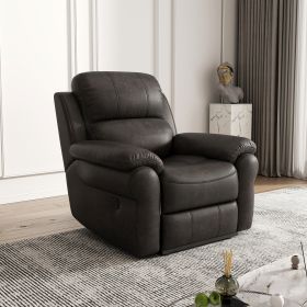 Aria Breathable Fabric Power Reclining Chair with Magazine bag, USB button - Espresso