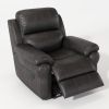 Aria Breathable Fabric Power Reclining Chair with Magazine bag, USB button - Espresso