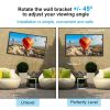 SYLVOX Full Motion Outdoor TV Wall Mount;  Fits for TV Size from 40 Inch to 75 Inch;  Flexible 6 Articulating Dual Arms;  Wall Mount Bracket;  Maximum