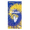 Rams OFFICIAL NFL "Psychedelic" Beach Towel; 30" x 60"