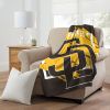 PADRES OFFICIAL MLB "Walk off" Micro Raschel Throw Blanket; 46" x 60"