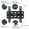 TV Wall Mount TV Wall Holder Bracket Support 15 To 43 inch Flat TV Max Hole Distance 200 Plus 200mm Hold Up To 55lbs