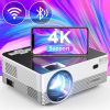 MOOKA Native 1080P WiFi Bluetooth 4K Projectors 8500L Video Movie Theater Home