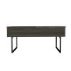 Westover Rectangle Lift Top Coffee Table Carbon Espresso and Onyx