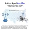 TA-851B 360¬∞Rotation UV Dual Frequency 45-860MHz 22-38dB Open Antenna Silver