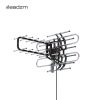 TA-851B 360¬∞Rotation UV Dual Frequency 45-860MHz 22-38dB Open Antenna Silver