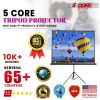 Projector Screens Tripod 72' INCH 16:9 Indoor Outdoor 8K / 4K Ultra HD 3D 5 Core Screen TR 72