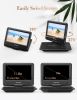 DBPOWER 11.5" Portable DVD Player, 5-Hour Built-in Rechargeable Battery, 9" Swivel Screen, Support CD/DVD/SD Card/USB, Remote Control, 1.8 Meter Car C