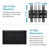 TV Wall Mount TV Wall Holder Bracket Support 15 To 43 inch Flat TV Max Hole Distance 200 Plus 200mm Hold Up To 55lbs