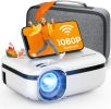 Portable Projector 8000L with Carrying Bag, 1080P Supported RD-823 , white