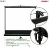 5 Core Projector Screen with Stand 72 inch Indoor and Outdoor Portable Projection Screen and Tripod Stand 8K 3D Ultra HD 4:3 for Movie Office Classroo