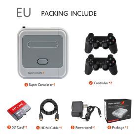 Super Console X Retro Game Console PRO Upgrade Version TV Set-Top Box R8 Game Console PSPArcade (Option: B-EU)