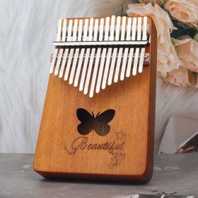 Thumb Piano Kalimba 217-tone Finger Piano For Beginners Getting Started Musical Instrument Kalimba Finger Piano OEM Customization (Option: Mahogany Butterfly)