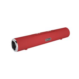 Wireless Long Subwoofer Bluetooth Speaker (Color: Red)