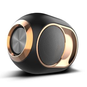 X6 Bluetooth Speaker Subwoofer Wireless (Color: Black)