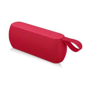 Q106 Bluetooth speaker phone wireless card subwoofer (Color: Red)