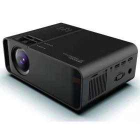 HD home wireless projector (Option: Black-Mobile phone screen)