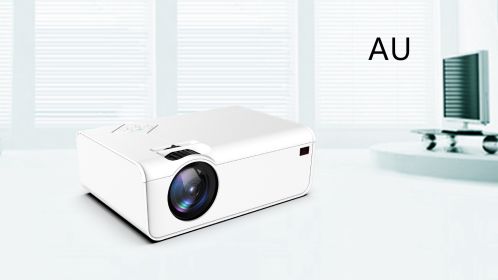 Home Office Android Smart HD Micro Joy Projector (Option: White-Same screen-AU)