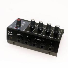 Microphone Audio Connection Splitter Multiple Mixing (Option: MIX418 mixer 4way)