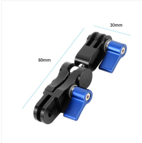 Universal Magic Adjustable Arm Metal Bracket (Color: Blue)