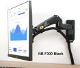 F300 F150 Gas Spring 24-35 inch LED TV Wall Mount Monitor Holder Ergonomic Mount Arm Max. VESA 100*100mm Loading 3-12kgs