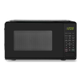 0.7 cu. ft. Countertop Microwave Oven, 700 Watts, Black, New (actual_color: teal)