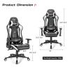 Gaming Chair Adjustable Swivel Racing Style Computer Office Chair