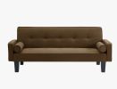 MEGA fabric sofa; medieval love seat sofa furniture; with pillows; living room button tufted sofa; pull point design